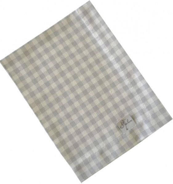Серветка Прованс Bella Сіра клітинка 35x45 см 