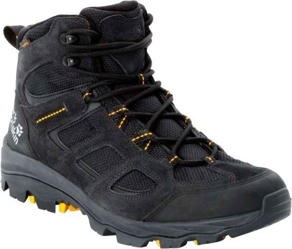 Черевики Jack Wolfskin VOJO 3 TEXAPORE MID M 4042461-6055 р. UK 7,5 чорно-жовтий