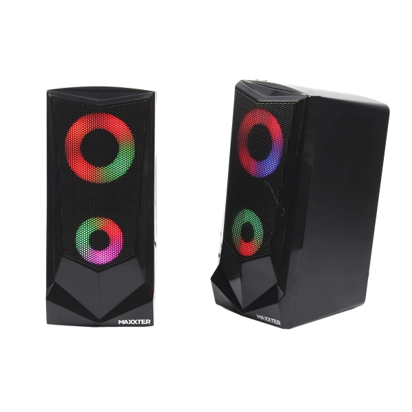 Колонки Maxxter CSP-U003RGB 2.0 black 
