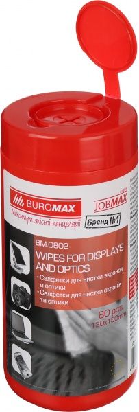 Салфетки чистящие Buromax BM.0802 