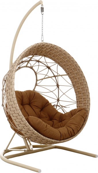 Кресло-кокон Сфера Люкс плетение рональд солома