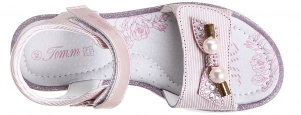 Босоножки для девочек ТОМ.М р.30 розовый 9206В 