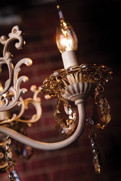 Люстра підвісна Strotskis Joanna 5x60 Вт E14 біло-золотистий/димчастий прозорий 3281/5 