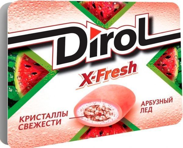 Жувальна гумка Dirol X-Fresh свіжість кавуна