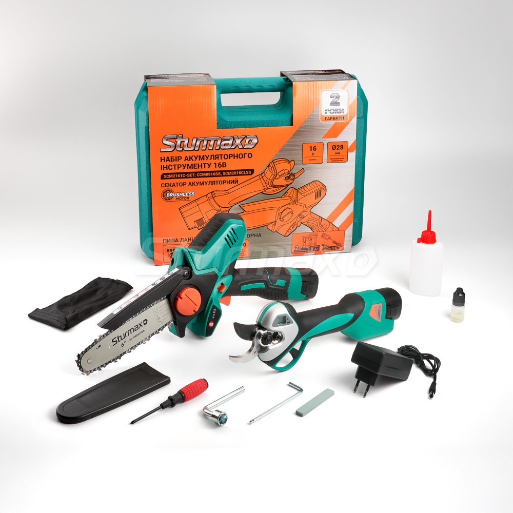 Набір акумуляторного інструменту Sturmax SCM2161C-SET