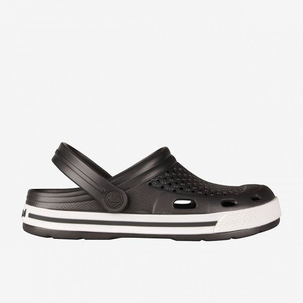 Сабо Coqui Lindo 6413-100-2432 р. 38 темно-серый с белым