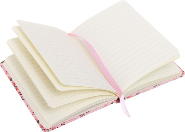 Блокнот Первые цветы 10,5x14,5 см розовый