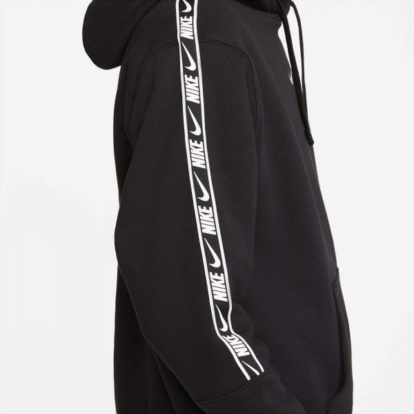 Джемпер Nike M NSW REPEAT FLC PO HOODIE BB DC8304-011 р. M чорний