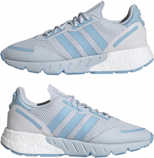Кроссовки Adidas ZX 1K BOOST W FY3630 р.UK 4,5 голубой
