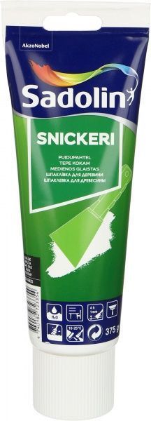 Шпаклевка для дерева SNICKERI Sadolin белый 375 г