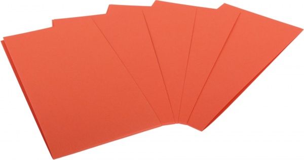 Набір заготівель для листівок 5 шт. 10,5х21 см № 13 помаранчевий 220 г/м2 