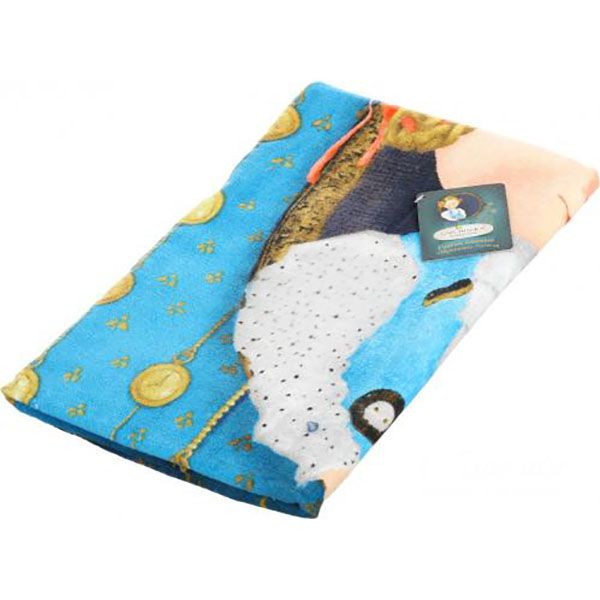 Рушник пляжний Аліса Смішні годинники 70x140 см синій 