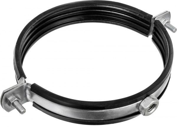 Хомут с резиновой прокладкой М10 139-144 мм