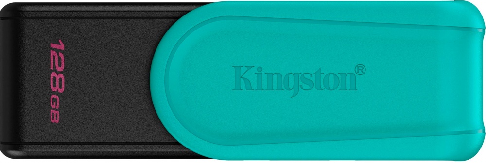Флеш-память USB Kingston DataTraveler Exodia S 128 ГБ USB 3.2 Gen. 1 black/turquoise (DTXS/128GB)