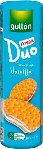 Печенье Gullon Duo Mega сендвич с ванильным кремом 8410376036862 500 г 
