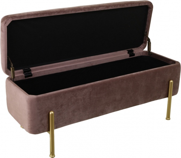 Сундук-пуф для хранения Christophe капучино 120х38х42 см 