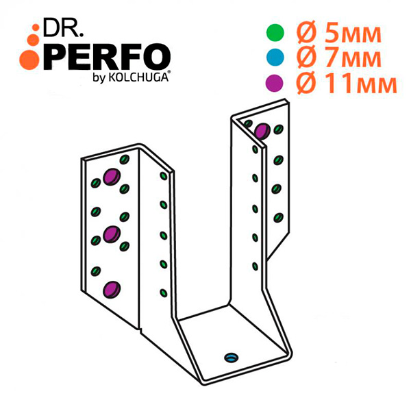 Тримач балок Kolchuga 60х130х2