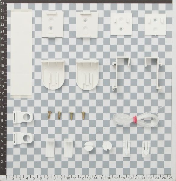 Ролета міні Delfa Преміум Металік Прінт Блейд 73x170 см кремова 