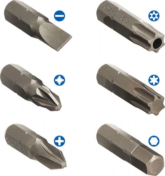 Набор бит S&R с держателем 32 шт. 251512732