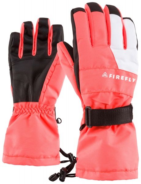 Перчатки Firefly Brice ux 280581-901247 р. 7 коралловый