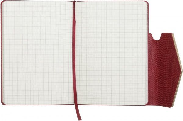 Блокнот Для офиса А5 96 лист. в клетку красный JONSER