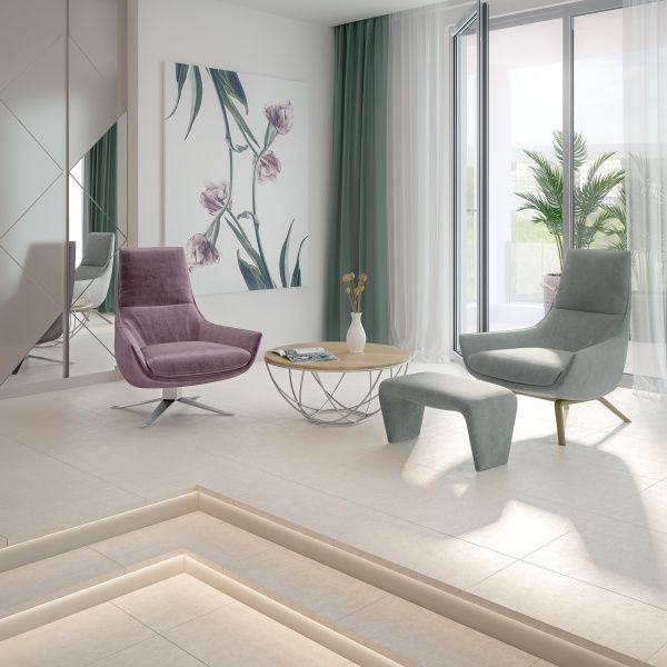 Плитка InterCerama Olimpo бежевий світлий 59x59 