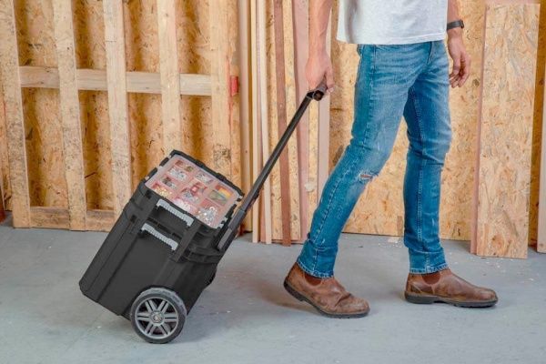 Скриня для інструментів Keter PRO на колесах з органайзером Connect Cart 564 х 373 х 550 239996 