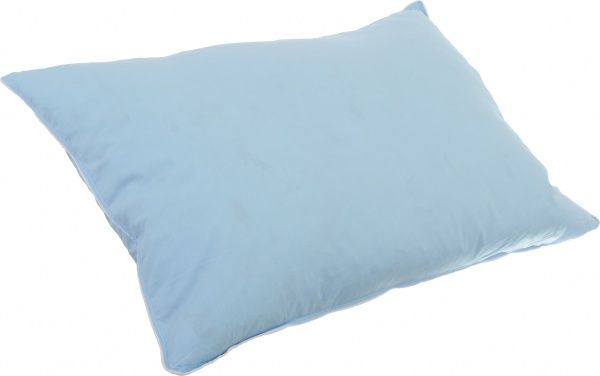 Подушка блакитна з кантом 50х70 см 10% пух Home Line