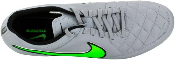 Бутсы Nike Tiempo Genio Leather 631282-030 р. 9 серый