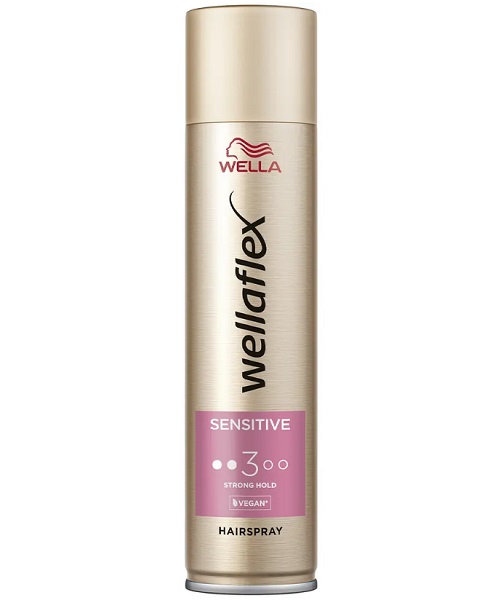 Лак для волосся Wella Wellaflex для чутливої шкіри голови без запаху сильна фіксація 250 мл