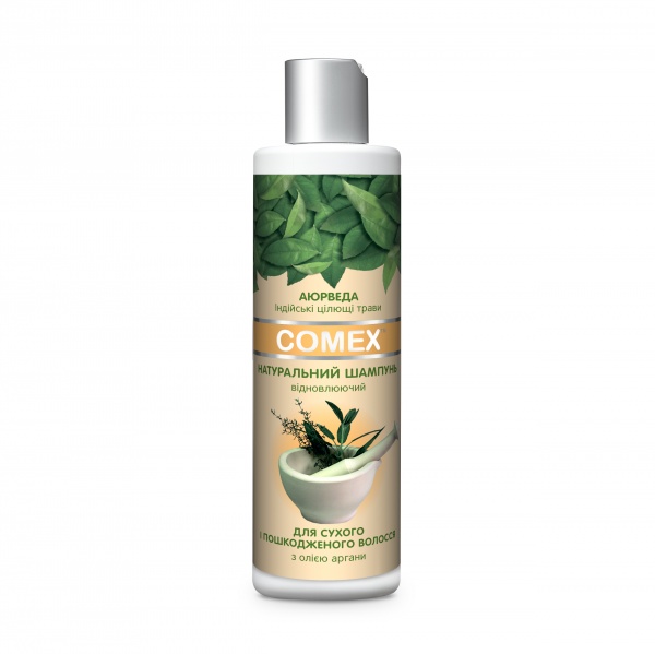 Шампунь Comex для сухих и поврежденных волос из индийских целебных трав 250 мл