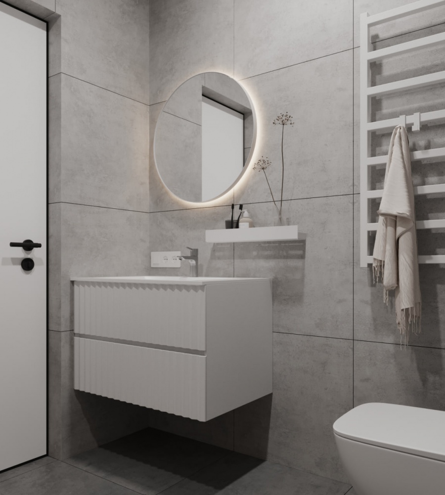 Тумба підвісна Сансервіс «MARBLE-80» під умивальник ELITE-80