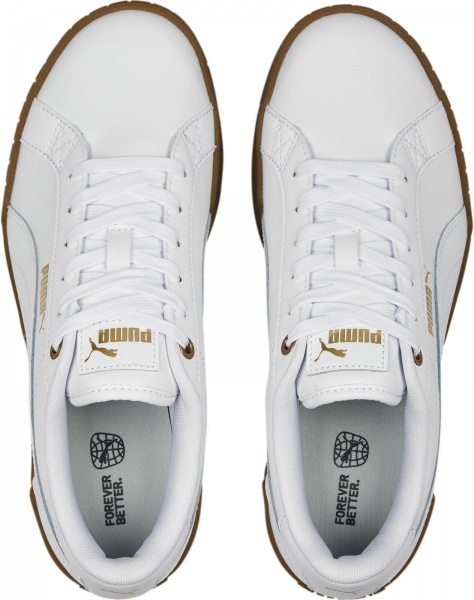 Кроссовки Puma KARMEN WEDGE PUMA WHITE-PUMA WHITE-GUM 39098505 р.38 белый