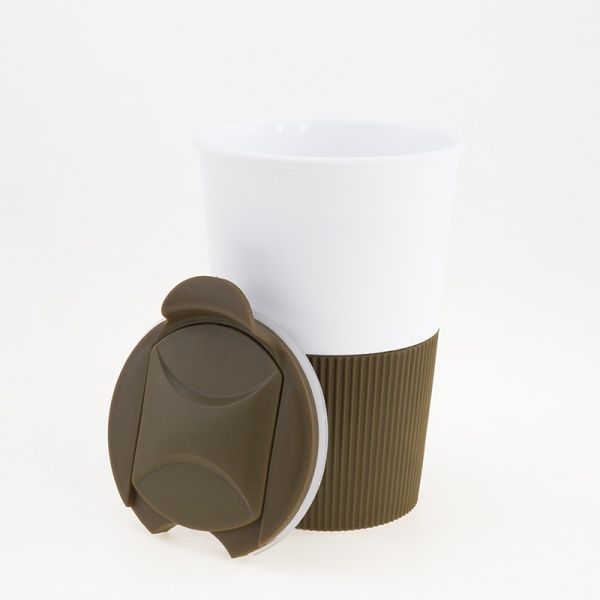 Термочашка Bergamo Gracia 0,35 л пластиковая коричневая