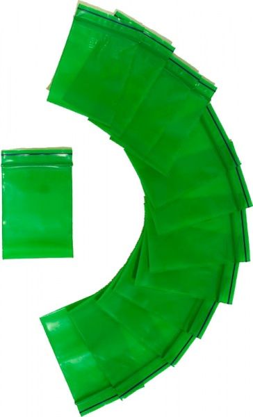 Пакет зі струнним замком PROзапас zip-lock зелений 40x60 мм 100 шт.
