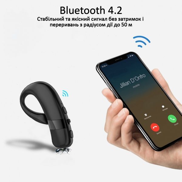 Bluetooth-гарнітура Promate Static black (static.black) 
