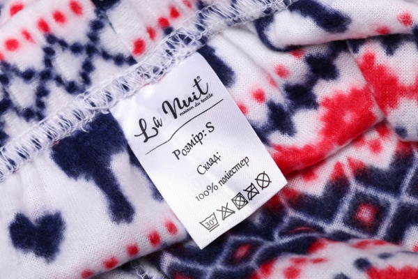 Костюм домашний женский La Nuit Home Christmasy р. L красный с белым 