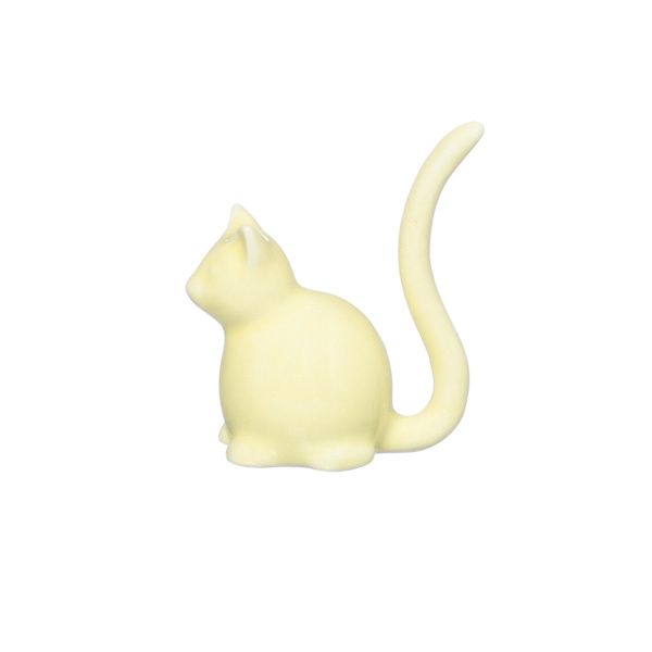 Подставка для украшений Котенок желтый 