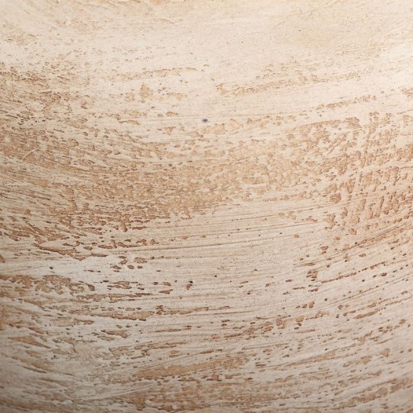 Ваза керамическая бежевая Полина 25 см