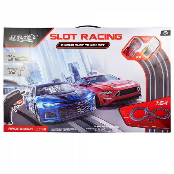 Игровой набор Qunxing Toys Кольцевые гонки 1:64 JJ.146-1