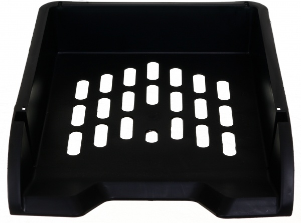 Лоток для бумаг горизонтальный ПП 34х25,2х5,7 см черный Arnika