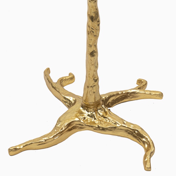 Торшер Berger 15 Вт E14 бело-золотистый 7002-FL-3 Gold & White 