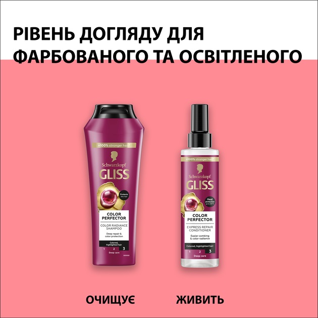 Шампунь GLISS Color Perfector 250 мл