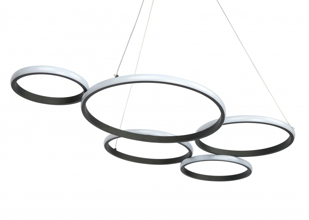 Люстра підвісна Berger 1x58 Вт LED-модуль чорний 7023-PL-58 Black