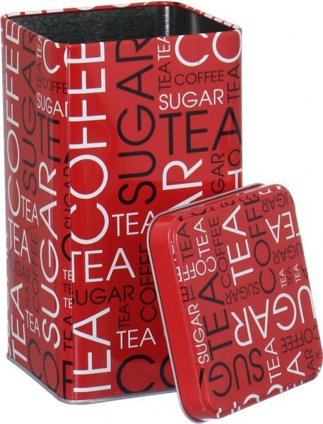 Банка с крышкой Coffee Red 9x6x16 см