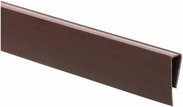 Профиль монтажный ПВХ стартовый 3 м темно-коричневый