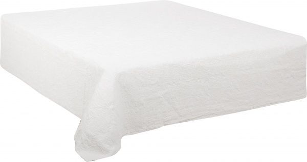 Покрывало Stonewashed Damast 240x260 см Limasso молочный 