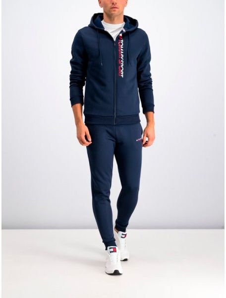 Джемпер Tommy Hilfiger FLEECE ZIP UP HOODY S20S200281401 р. M темно-синій