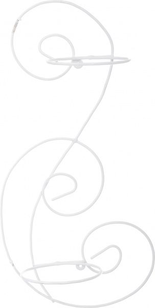 Підставка для квітів Дабл 45 см білий 