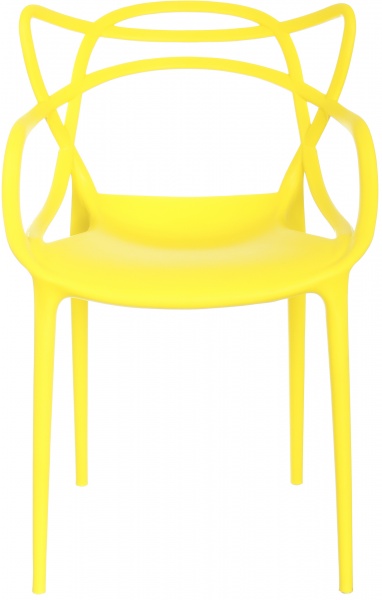Стілець обідній Spider жовтий /жовтий